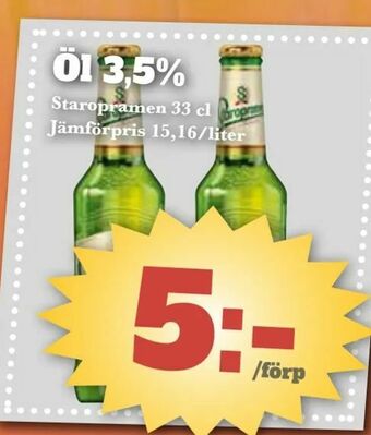 Bonum Matmarknad Öl 3,5% erbjuda