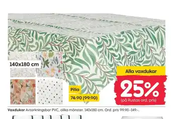 Rusta Ashby garden vaxduk erbjuda
