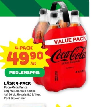 Stora Coop Coca cola läskedryck erbjuda
