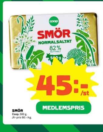 Stora Coop Svenskt smör erbjuda