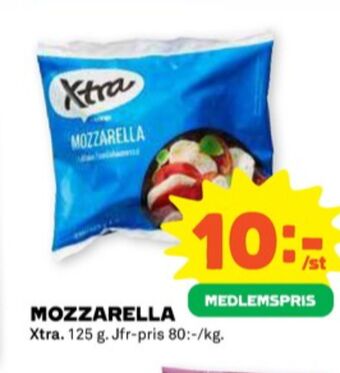 Stora Coop X-tra mozzarella erbjuda