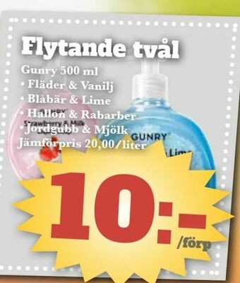 Bonum Matmarknad Flytande tvål erbjuda