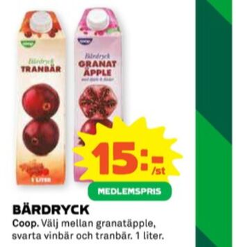 Stora Coop Coop fruktdryck erbjuda