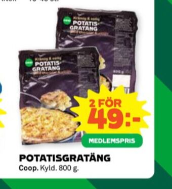 Stora Coop Coop potatisgratäng erbjuda
