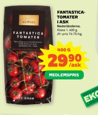 Stora Coop Senses tomater erbjuda