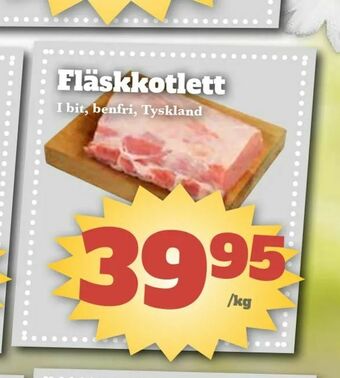 Bonum Matmarknad Fläskkotlett erbjuda
