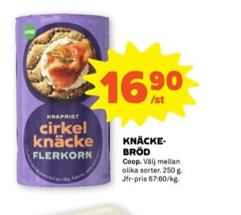 Stora Coop Coop knäckebröd erbjuda