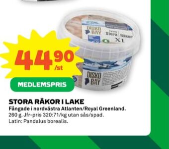 Stora Coop Royal greenland räkor erbjuda