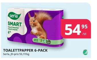 Tempo Smart toalettpapper erbjuda