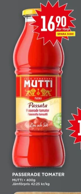 Willys Mutti tomater erbjuda