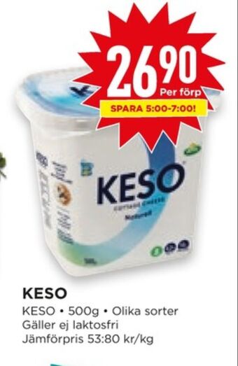 Willys Hemma Keso cottage cheese erbjuda