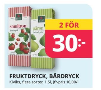 Tempo Kivik fruktdryck erbjuda