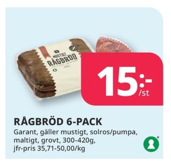 Mustigt rågbröd