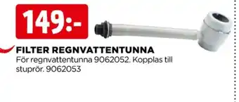 Hozelock filter regnvattentunna