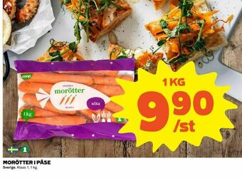 Coop Extra Morötter i påse erbjuda