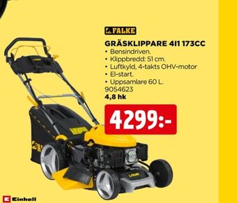Jem&Fix Falke gräsklippare erbjuda
