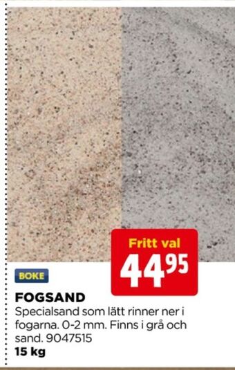 Jem&Fix Boke fogsand erbjuda