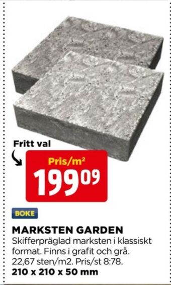 Jem&Fix Boke marksten erbjuda