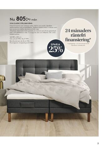 Seng Viking beds of sweden elevationssäng erbjuda