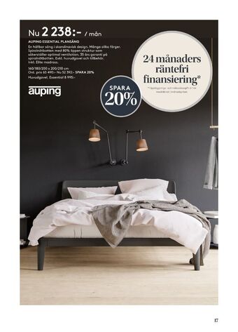 Seng Auping sängar erbjuda