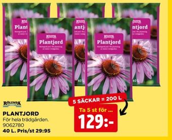Jem&Fix Rölunda plantjord erbjuda