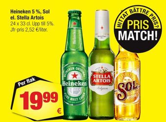 Calle Heineken öl erbjuda