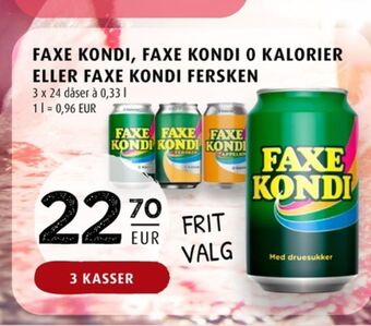 Scandinavian Park Faxe kondi 0 kalorier läskedryck erbjuda