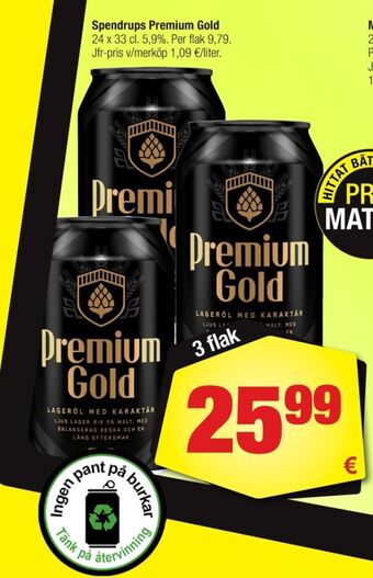 Calle Premium gold öl erbjuda