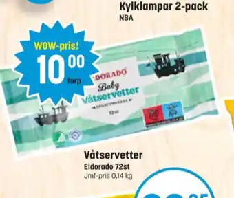 Eurocash Eldorado tvättservetter erbjuda
