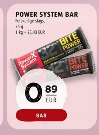 Scandinavian Park Power system bars erbjuda