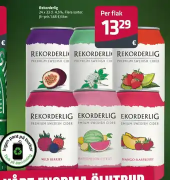 Fleggaard Elderberry cider erbjuda