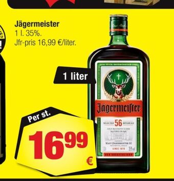 Calle Jägermeister örtlikör erbjuda