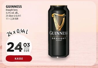 Scandinavian Park Guinness öl erbjuda