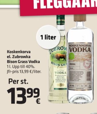 Fleggaard Koskenkorva vodka erbjuda