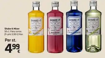 Fleggaard Shake-it drinkmix erbjuda