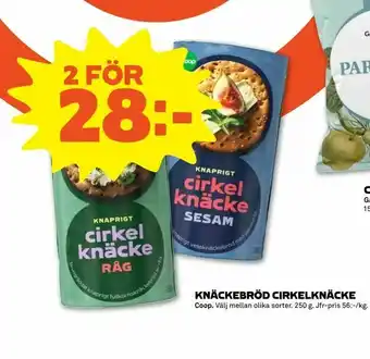 Knäckebröd cirkelknäcke