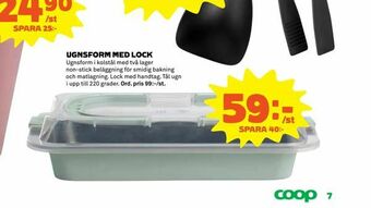 Coop Extra Ugnsform med lock erbjuda