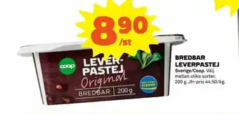 Bredbar leverpastej