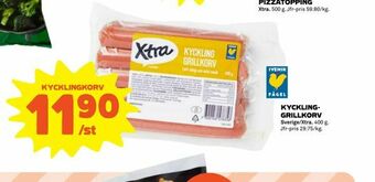Coop Extra Kycklinggrillkorv erbjuda
