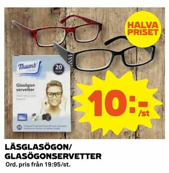 Coop Daglivs Läsglasögon/ glasögonservetter erbjuda