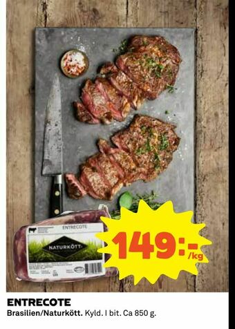 Coop Daglivs Entrecote erbjuda