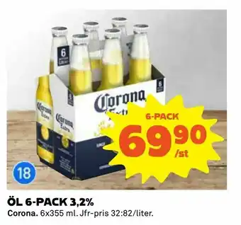 Coop Daglivs Öl 6-pack 3,2% erbjuda