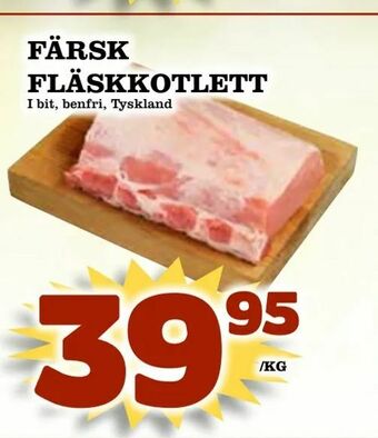 Din Mat Färsk fläskkotlett erbjuda