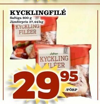 Din Mat Kycklingfilé erbjuda
