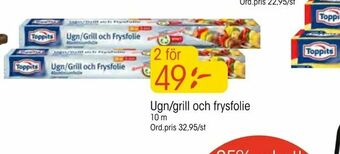EKO Ugn/grill och frysfolie erbjuda