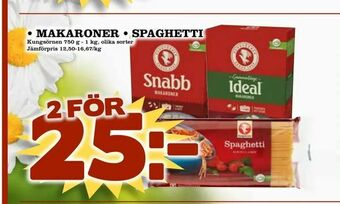 Nelins Makaroner • spaghetti erbjuda