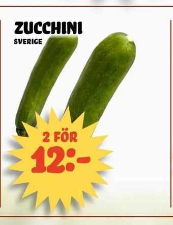 Nelins Zucchini erbjuda