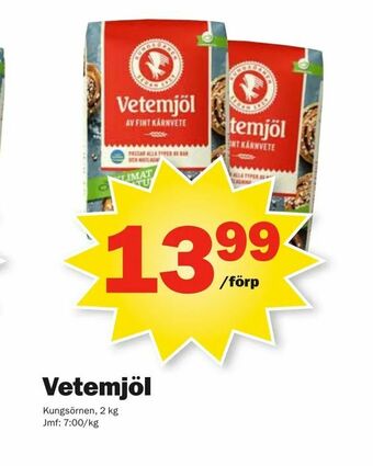 Pekås Vetemjöl erbjuda