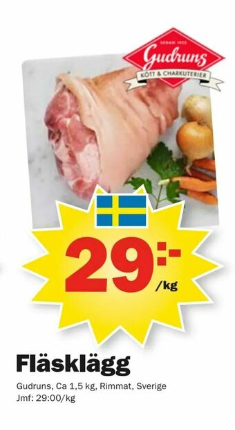 Pekås Fläsklägg erbjuda