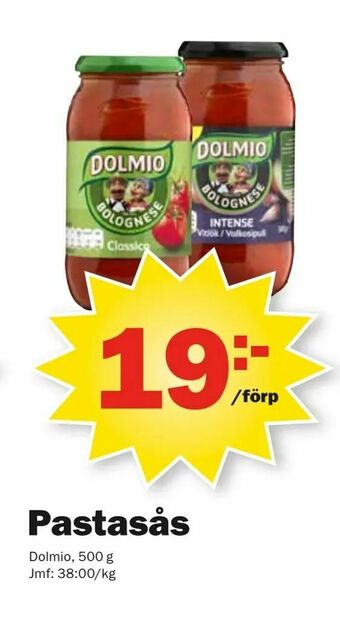 Pekås Pastasås erbjuda